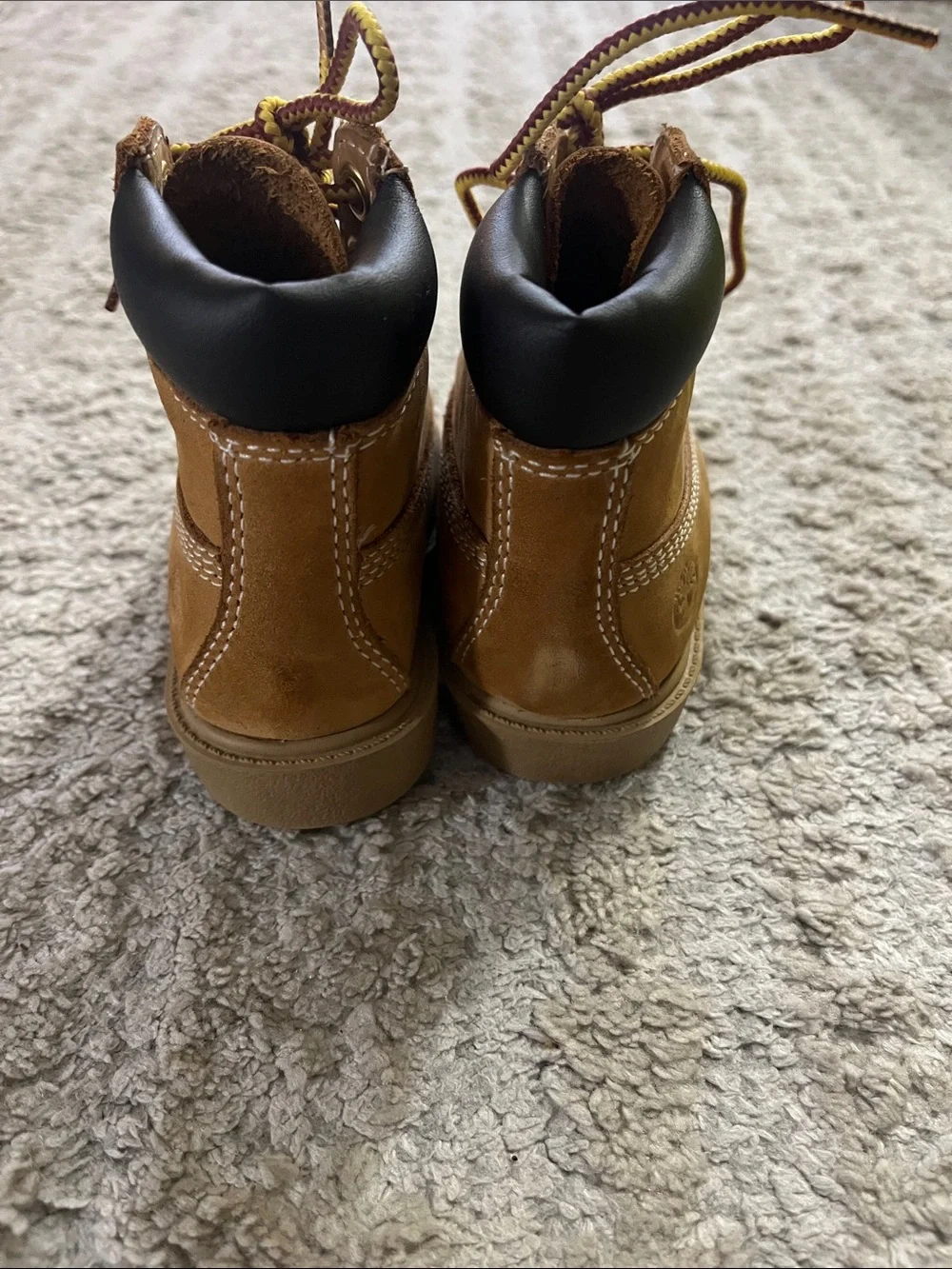 Timberland Toddler Premium 6-Inch Waterproof Leather Lace-Up Boots 4